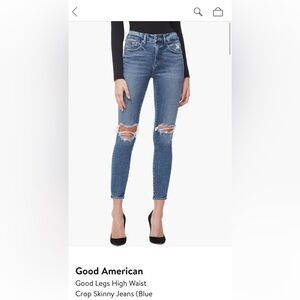 Good American Good Legs Crop 6/28